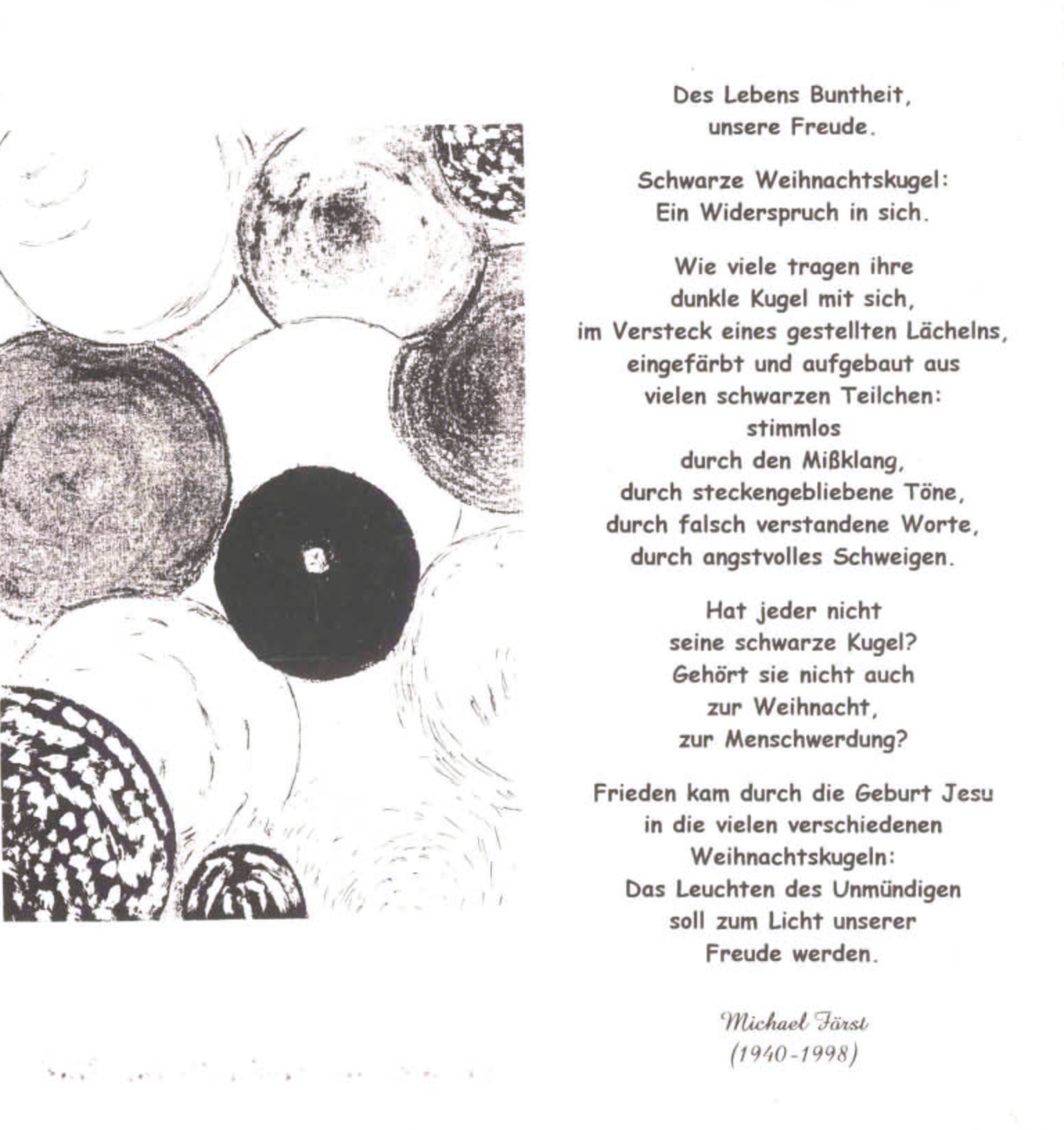 Rundbrief Weihnachten 2000